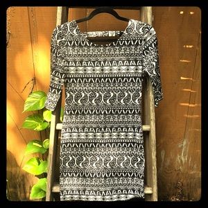 Bold Tribal Body Con Dress